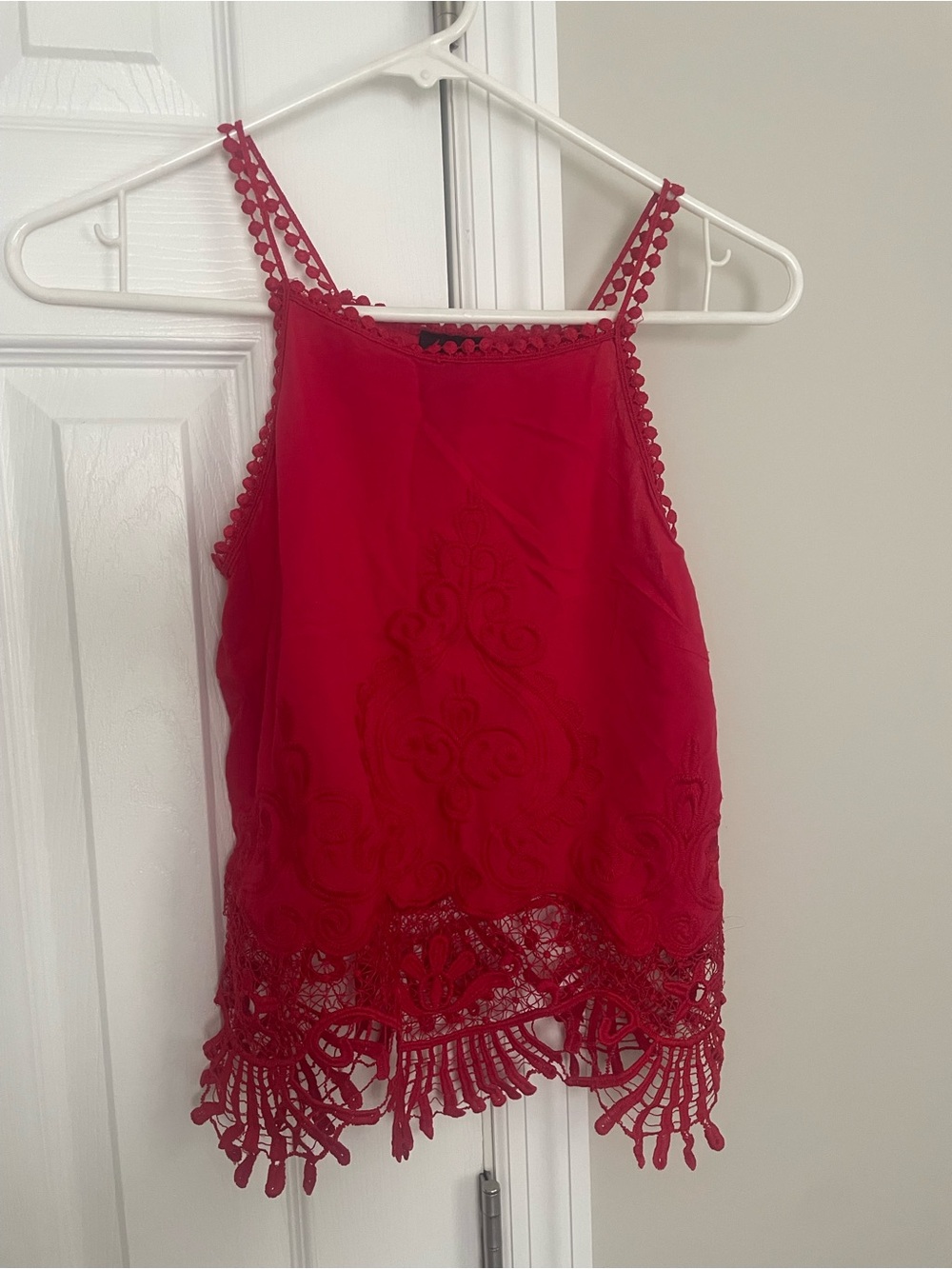 Crochet Trim tank